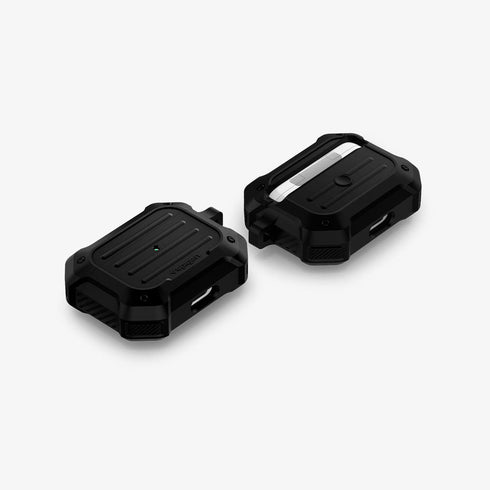 ASD00537 - Apple AirPods Pro Case Tough Armor in black showing the front